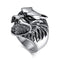 Bague Loup Solitaire (Acier)